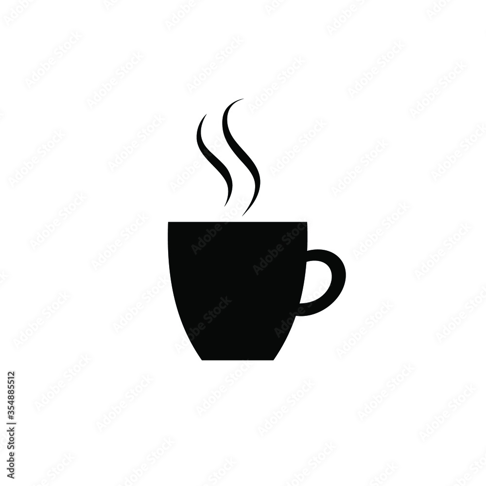 coffee cup icon vector sign symbol