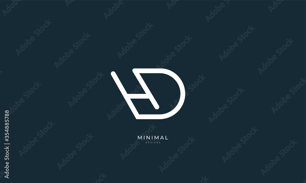 Alphabet letter icon logo HD Stock Vector | Adobe Stock