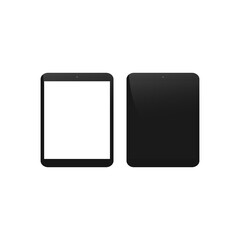 Aufkleber - Realistic tablet pc computer icon on isolated white background. EPS 10 vector