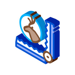 Poster - Deer Trap Tool Icon Vector. Isometric Deer Trap Tool sign. color isolated symbol illustration