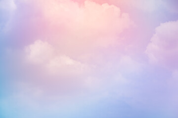 Wall Mural - cloud background with a pastel colour