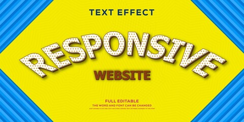 Poster - Modern text and editable font effect