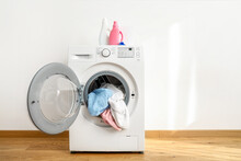 Washing With Washing Machine