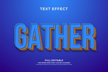 Poster - Soft text with editable font effect
