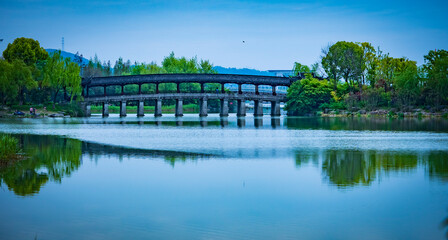 Poster - Landscape photos taken by the lake