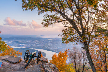 Chattanooga, Tennessee, USA view from Lookout Mountain