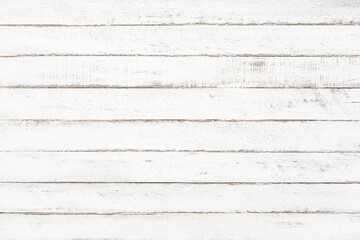 White rustic wood wall texture background