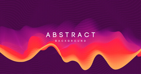 Aufkleber - Moving colorful abstract background. Dynamic Effect. Vector Illustration. Design Template.
