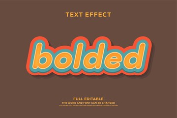 Poster - Modern styled 3d font effect
