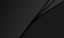Minimal Black Background, Simple And Clean Dark Wallpaper, Dark Futuristic Deep Background.