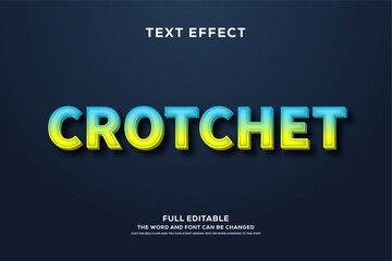 Poster - Modern alphabet font sticker text style effect editable