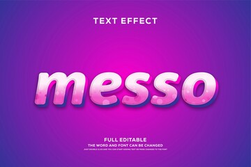 Poster - Modern styled 3d font effect