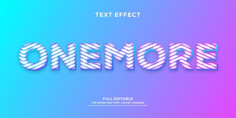 Poster - Abstract 3d text graphic style design