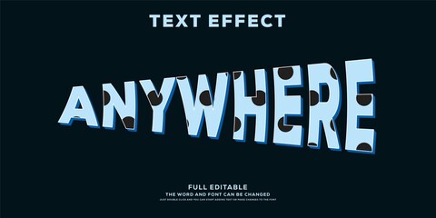 Poster - Modern font effect for banner