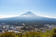 Mount Fuji view from Tenjo-Yama Park, Kawaguchiko, Japan