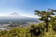 Mount Fuji view from Tenjo-Yama Park at Mount Kachi Kachi Ropeway