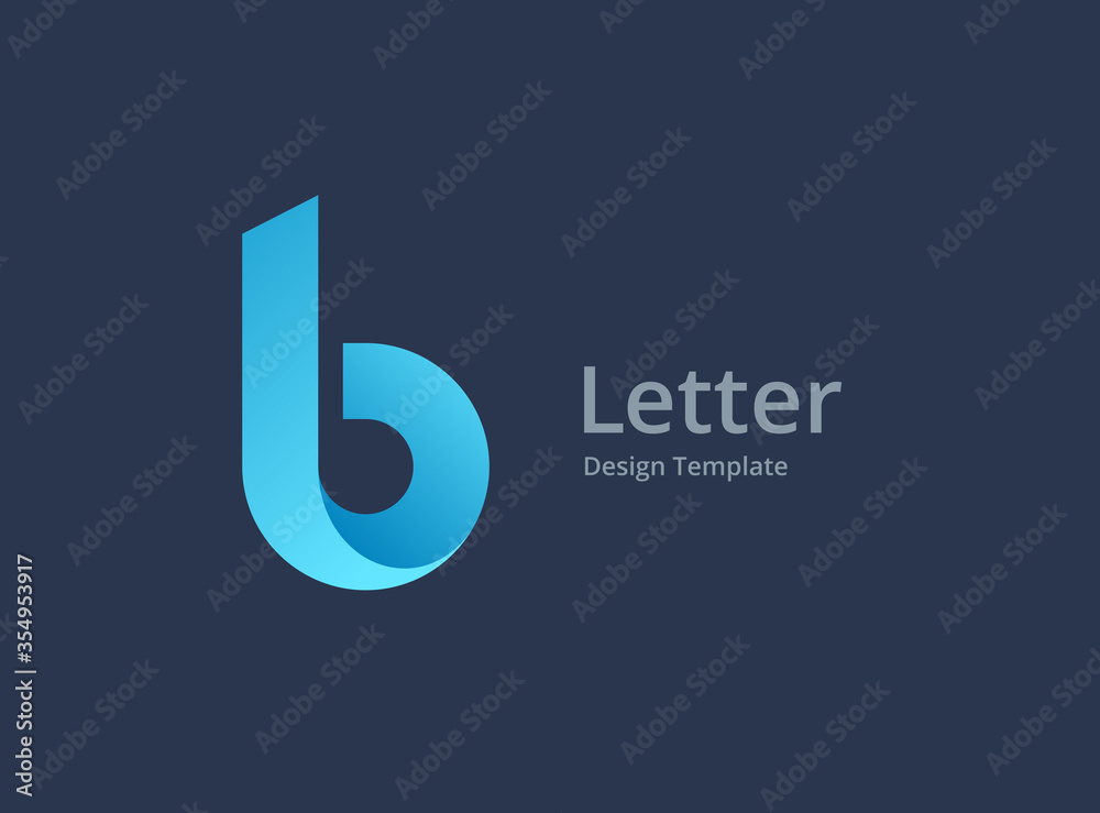 Letter B logo icon design template elements Stock Vector | Adobe Stock