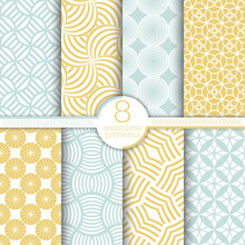 Set Of Vector Seamless Patterns
