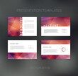© foxie - Vector presentation template, page layout, brochure, booklet, leaflet, flyer design set