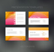 © foxie - Vector presentation template, page layout, brochure, booklet, leaflet, flyer design set