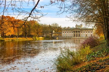 Autumn in Warsaw  - Lazienki Park - Poland 