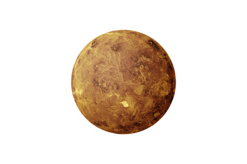 Wall Mural - planet venus in the starry sky of solar system in space. this image elements furnished by nasa.