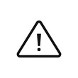 © icon Stocker - Warning icon vector. Attention sign