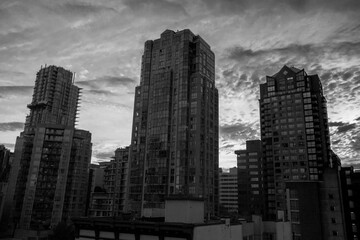  Vancouver city skyline