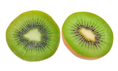 kiwi fruit isolated on white background