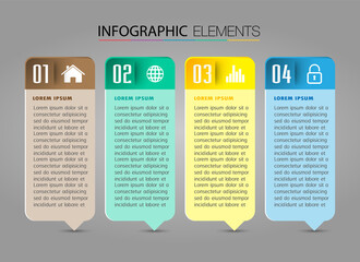 modern text box template, banner Infographics