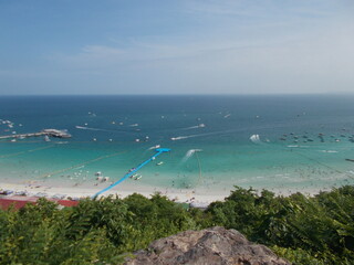 view of the sea from the beach