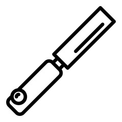 Poster - Repair chisel icon. Outline repair chisel vector icon for web design isolated on white background