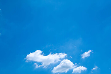 Wall Mural - beautiful blue sky with clouds for background. beautiful blue sky.