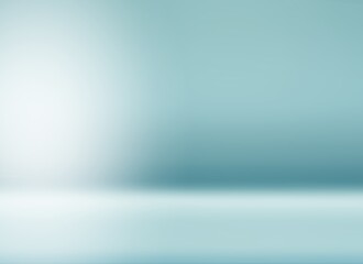 Poster - Blue abstract background blurred. empty white light gradient studio room. used for background and display or montage of your product.