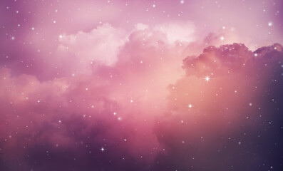 Wall Mural - night sky with stars.