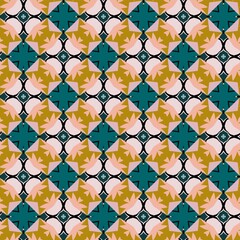 Abstract colorful seamless pattern design composition. Wallpaper, background. Eps 10