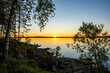 © hivaka - Sunset on The Lake Kiantajarvi, Suomussalmi, Kainuu region, Finland