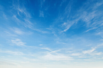 Wall Mural - panorama white cloud with blue sky nature background