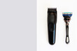 electric hair clipper and shaving machines with metal blades