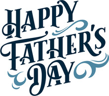 Happy Fathers Day Custom Text Banner