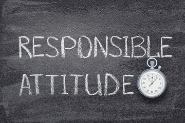 Wall Mural - responsible attitude watch