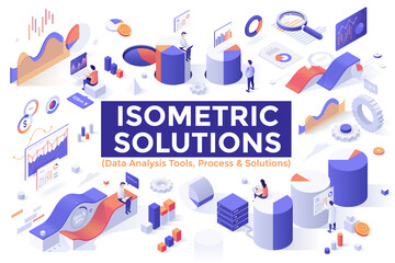 Wall Mural - Isometric vector illustration