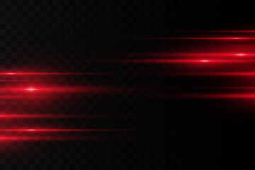 Bright lines on a dark background. Laser beams shine. Bright stripes on a dark background.