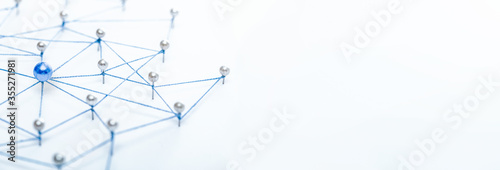 Fotografía Teamwork, network and community concept.