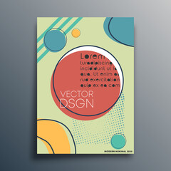 Poster - Abstract minimal background design for poster, flyer, brochure cover, typography, or other printing products. Vector illustration