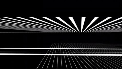 Wall Mural - Abstract Background Black And White Geometric Lines