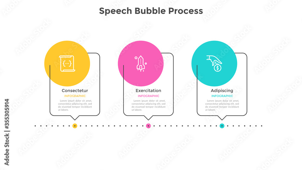Modern Infographic Vector Template Stock Vector | Adobe Stock
