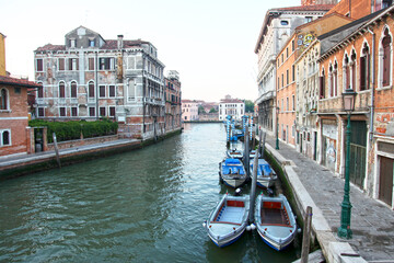 A canal in Venice, Italy.