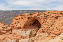 Daytime Of The Beautiful Cassidy Arch Of Capitol Reef National Park