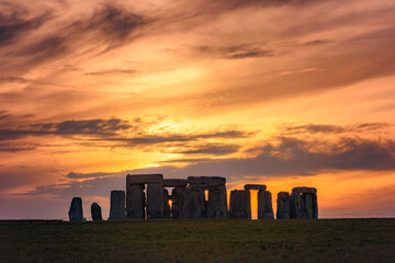 Wall Mural - Stonehenge at solstice